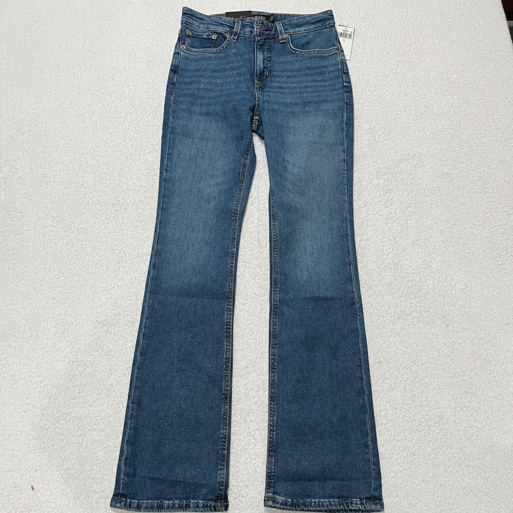 NEW!! Ralph‎ Lauren High-Rise Boot Leg Comfort Stretch Jeans Size: 4